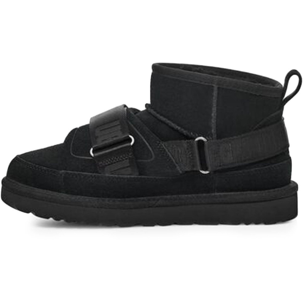 UGG‎ Classic Ultra Mini Hybrid Strap Short Boots in Black Size 9 - Picture 3 of 11